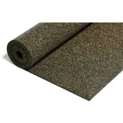 Acerto® Gummi-Korkmatte Trittschalldämmung, 5m² / 5mm