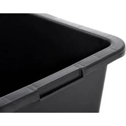 Acerto® 10 Stück Mörtelkübel Mörtelwanne In Schwarz, 40l, Eckig -BRB-Lagertechnik Geschäft 8600335800 34557 prod 005