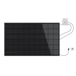 EET Solaranlage LightMate Wand - Plug-in Photovoltaik System Mit Schukokabel