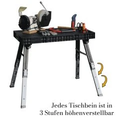 TECH-CRAFT® 5-in-1 Werkbank Werktisch Montagetritt Montageliege Universal-Werkbank -BRB-Lagertechnik Geschäft 8600335800 49548 prod 003