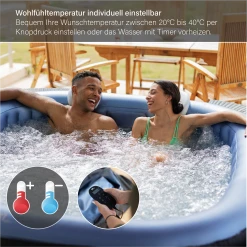 Whirlpool Selbstaufblasend MSpa COMFORT Tekapo C-TE041 Mit Bediencontroller | 158x158cm -BRB-Lagertechnik Geschäft 8600335800 50367 prod 003