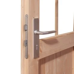 Karibu Saunahaus "Ondo" 1 SET Terragrau Mit Ofen 9 KW Bio Ext. Strg, Kabel, Dachfolie, Fenster -BRB-Lagertechnik Geschäft 8600335800 54701 prod 004 scaled