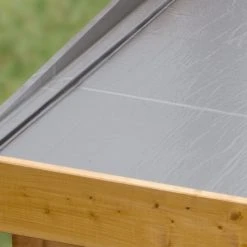 Karibu Saunahaus "Ekiti" SET Terragrau Mit Ofen 9 KW Ext. Strg., Kabel, Dachfolie 11 Karibu Saunahaus "Ekiti" SET Terragrau Mit Ofen 9 KW Ext. Strg., Kabel, Dachfolie -BRB-Lagertechnik Geschäft 8600335800 54707 prod 006