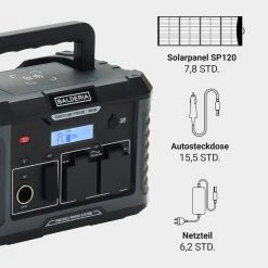BALDERIA Stromgenerator Power Cube PPS1000 Tragbare Powerstation 933Wh -BRB-Lagertechnik Geschäft 8600335800 55004 prod 006