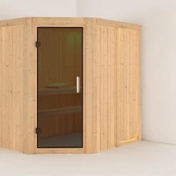 Karibu Sauna "Havasu" SET Naturbelassen Ohne Ofen