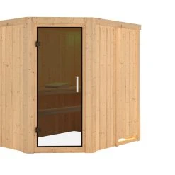 Karibu Sauna "Havasu" SET Naturbelassen Ohne Ofen -BRB-Lagertechnik Geschäft 8600335800 55733 prod 003
