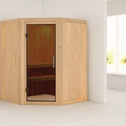 Karibu Sauna "Angel" SET Naturbelassen Ohne Ofen