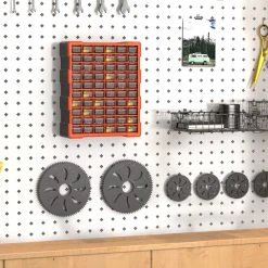 DURHAND Kleinteilemagazin Mit 60 Fächer Orange 38 X 16 X 47,5 Cm (LxBxH) | Sortierkasten Box Für Kleinteile Aufbewahrungsbox -BRB-Lagertechnik Geschäft 8600336600 B40 018 prod 004