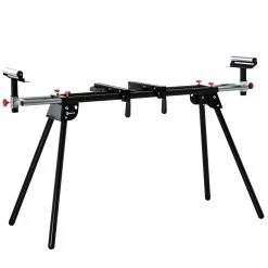 DURHAND Werkbank Zusammenklappbar Schwarz 129-213L X 64B X 89-102H Cm | Werkbank Kappsäge Arbeitstisch Zusammenklappbar 150 Kg Belastbar -BRB-Lagertechnik Geschäft 8600336600 B40 028 prod 004