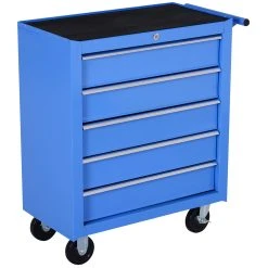 HOMCOM Fahrbarer Werkstattwagen Mit 5 Schubladen Blau 67,5 X 33 X 77 Cm (BxTxH Ohne Räder) | Mobiler Werkzeugwagen Werkzeugkasten Rollwagen 10 HOMCOM Fahrbarer Werkstattwagen Mit 5 Schubladen Blau 67,5 X 33 X 77 Cm (BxTxH Ohne Räder) | Mobiler Werkzeugwagen Werkzeugkasten Rollwagen -BRB-Lagertechnik Geschäft 8600336600 E2 0005 prod 005