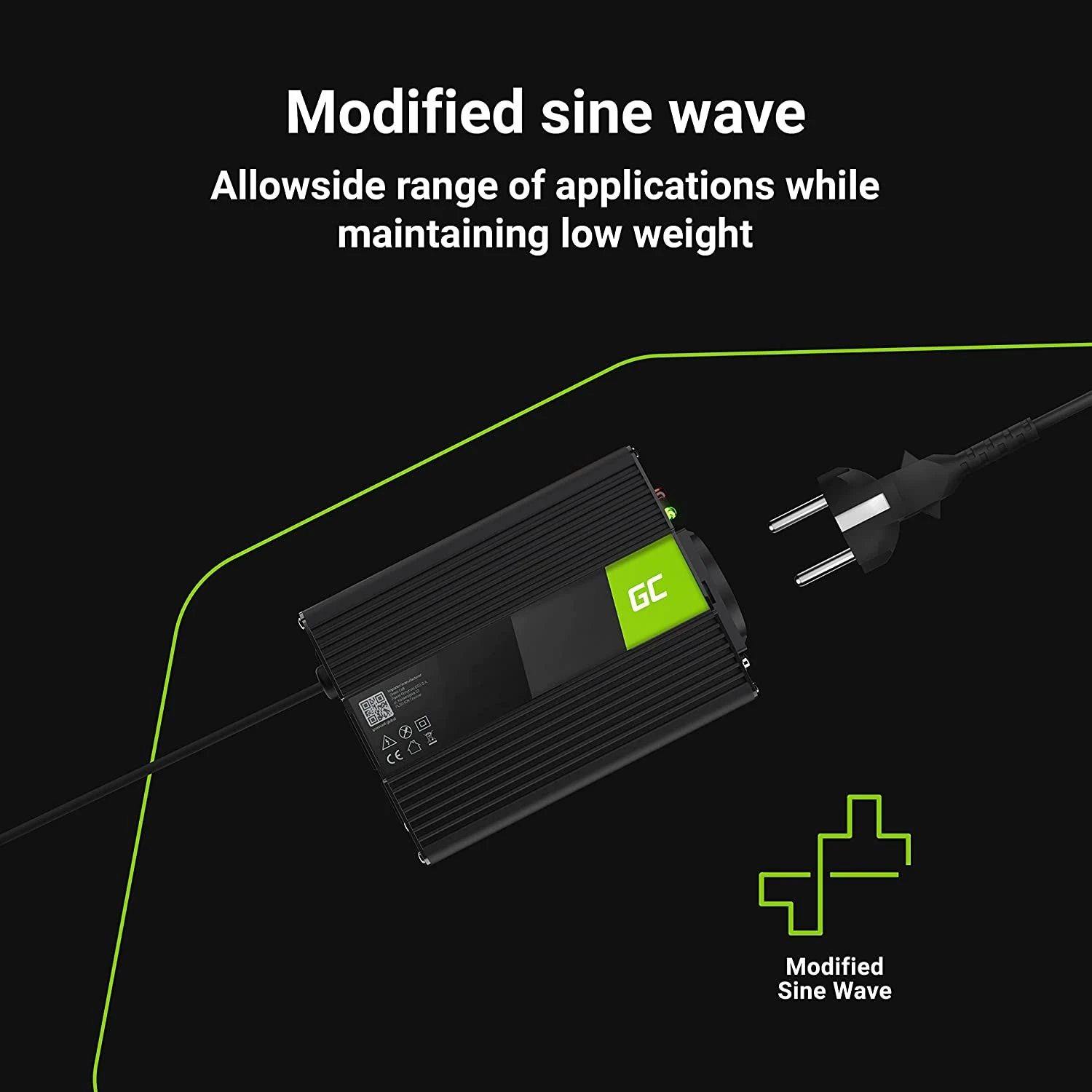 Green Cell Kfz-Spannungswandler 12V 150W Wechselrichter 150W 2 Green Cell Kfz-Spannungswandler 12V 150W Wechselrichter 150W – Bild 2