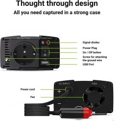 Green Cell Kfz-Spannungswandler 12V 150W Wechselrichter 150W 11 Green Cell Kfz-Spannungswandler 12V 150W Wechselrichter 150W -BRB-Lagertechnik Geschäft 8600338700 74332 prod 006