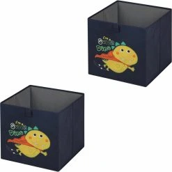 IDIMEX Stoffbox 2er Set DINO-2