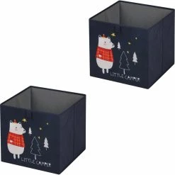 IDIMEX Stoffbox 2er Set BEAR-2
