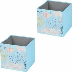 IDIMEX Stoffbox 2er Set FLOWER MORNING-2