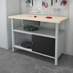 Oskar Werkstatteinrichtung Werkbank Werkzeugtisch Werkzeugschrank Lochwand Werkstatt -BRB-Lagertechnik Geschäft 8600343700 19126 prod 005