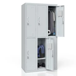 Oskar Schließfachschrank Spind Metall Schrank Metallspind Umkleideschrank 6 Fächer -BRB-Lagertechnik Geschäft 8600343700 19619 prod 006