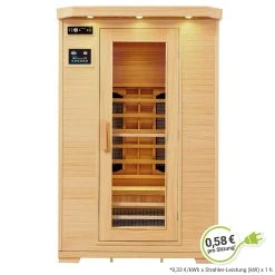 Artsauna Infrarotkabine Wärmekabine Oslo Mit Keramikstrahlern & Hemlockholz