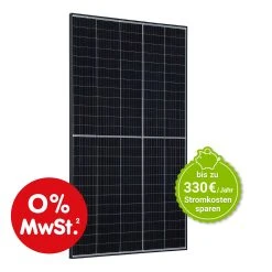 Juskys RISEN Solarpanel RSM40-8-410M Mit 410 Watt - Balkonkraftwerk Solarmodul - Verkauf Nur An Endverbraucher
