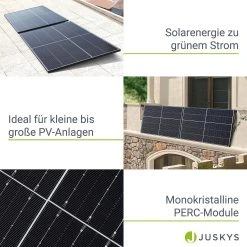 Juskys RISEN Solarpanel RSM40-8-410M Mit 410 Watt - Balkonkraftwerk Solarmodul - Verkauf Nur An Endverbraucher -BRB-Lagertechnik Geschäft 8600348200 20827 prod 004