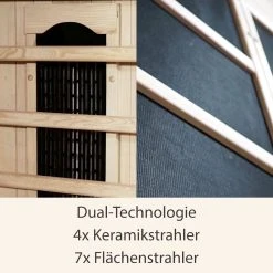 Artsauna Infrarotkabine Wärmekabine Billund Flächenstrahler & Hemlockholz -BRB-Lagertechnik Geschäft 8600348200 48797799 prod 004