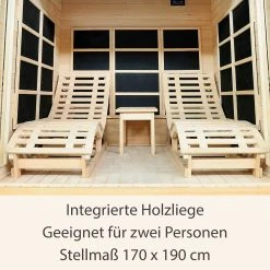 Artsauna Infrarotkabine Wärmekabine Billund Flächenstrahler & Hemlockholz -BRB-Lagertechnik Geschäft 8600348200 48797799 prod 005