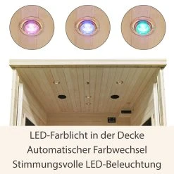 Artsauna Infrarotkabine Wärmekabine Billund Flächenstrahler & Hemlockholz -BRB-Lagertechnik Geschäft 8600348200 48797799 prod 006