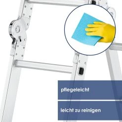Juskys Aluminium Multifunktionsleiter 3,6m Tragfähigkeit Bis 150 Kg -BRB-Lagertechnik Geschäft 8600348200 54456274 prod 006