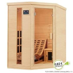 Artsauna Infrarotkabine Wärmekabine Kolding Mit Triplex-Heizsystem & Hemlockholz