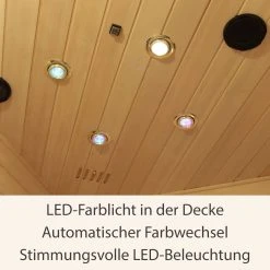 Artsauna Infrarotkabine Wärmekabine Kolding Mit Triplex-Heizsystem & Hemlockholz -BRB-Lagertechnik Geschäft 8600348200 54964072 prod 006