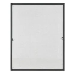 Juskys Fliegengitter Mit Alu-Rahmen 80 X 100 Cm Für Fenster Zum Einhängen UV-beständig In Anthrazit