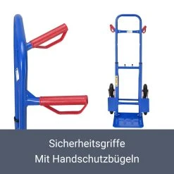 Juskys Treppensackkarre Klappbar Treppensteiger Mit Hartgummireifen & Stahlrahmen Sackkarre -BRB-Lagertechnik Geschäft 8600348200 63724903 prod 006