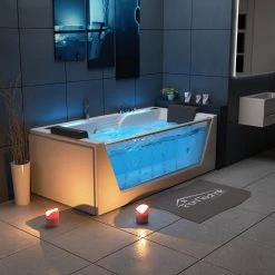 TroniTechnik Whirlpool Badewanne KOS 2 179cm X 85cm Mit Heizung, Hydromassage, Bachlauf Und Farblichtherapie -BRB-Lagertechnik Geschäft 8600355400 1842 prod 004