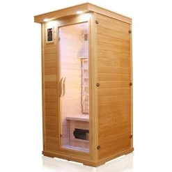 Dewello Infrarotkabine Infrarotsauna WINDSOR 90cm X 90cm Inkl. Keramikstrahler, Bodenstrahler Und Zubehör 8 Dewello Infrarotkabine Infrarotsauna WINDSOR 90cm X 90cm Inkl. Keramikstrahler, Bodenstrahler Und Zubehör -BRB-Lagertechnik Geschäft 8600355400 2122 prod 003