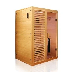 Dewello Infrarotkabine Infrarotsauna HAMLIN 130cm X 105cm Inkl. Keramikstrahler, Karbon Bodenstrahler -BRB-Lagertechnik Geschäft 8600355400 2386 prod 003
