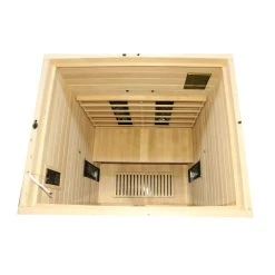 Dewello Infrarotkabine Infrarotsauna HAMLIN 130cm X 105cm Inkl. Vollspektrumstrahler, Bodenstrahler -BRB-Lagertechnik Geschäft 8600355400 2759 prod 003