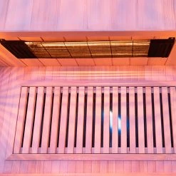 Dewello Infrarotkabine Infrarotsauna HAMLIN 130cm X 105cm Inkl. Vollspektrumstrahler, Bodenstrahler -BRB-Lagertechnik Geschäft 8600355400 2759 prod 006