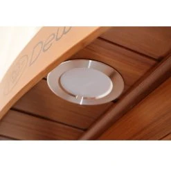 Dewello Infrarotkabine Infrarotsauna LAKEFIELD PRO Zeder 140cm X 140cm Inkl. Vollspektrumstrahler, Bodenstrahler -BRB-Lagertechnik Geschäft 8600355400 3039 prod 005