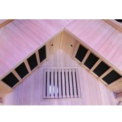 Dewello Infrarotkabine Infrarotsauna BRANDON 140cm X 140cm Inkl. Vollspektrumstrahler, Bodenstrahler -BRB-Lagertechnik Geschäft 8600355400 3307 prod 004