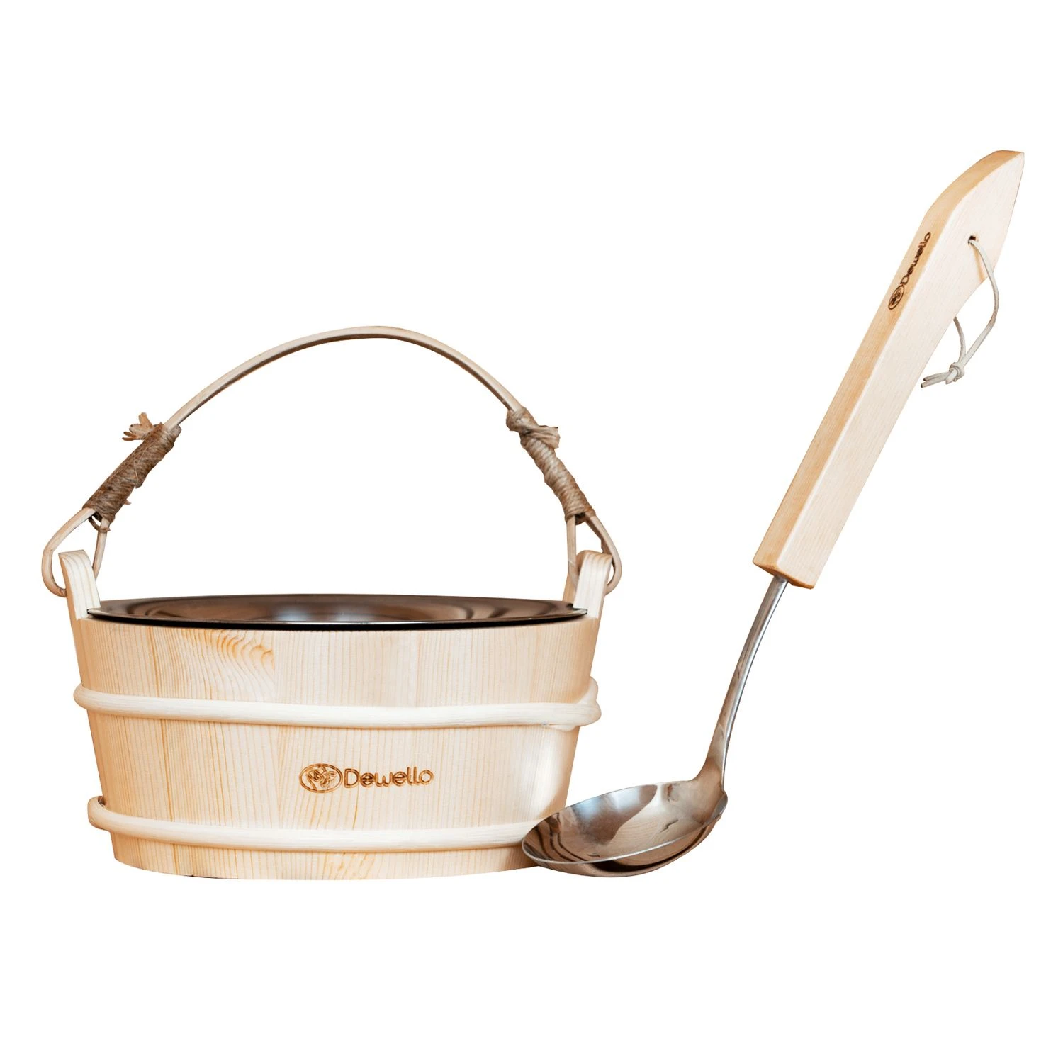 Dewello Saunaeimer Edelstahleinsatz Kelle Aufgussset Saunakübel Aufgusseimer Aufgusskelle Aufgusskübel Metalleimer 6 Dewello Saunaeimer Edelstahleinsatz Kelle Aufgussset Saunakübel Aufgusseimer Aufgusskelle Aufgusskübel Metalleimer – Bild 6