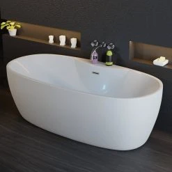TroniTechnik Freistehende Badewanne Acrylwanne ANAFI -BRB-Lagertechnik Geschäft 8600355400 3986 prod 004
