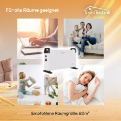 Tronitechnik KH-101 Heizgerät Konvektor Radiator Heizung Stufenlose Thermosteuerung (750W / 1.250W / 2.000W) -BRB-Lagertechnik Geschäft 8600355400 4032 prod 005