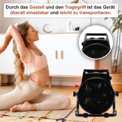 Tronitechnik KH-502 Keramikheizer Heizlüfter Heizung 2.000 Watt, Tragegriff, PTC Keramik, Stufenlose Thermosteuerung -BRB-Lagertechnik Geschäft 8600355400 4033 prod 006