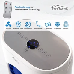 TroniTechnik Mobiles Klimagerät 4in1 Klimaanlage Luftkühler LK05 Ventilator, Inkl. Ionisator, Fernbedienung Und Filter -BRB-Lagertechnik Geschäft 8600355400 4103 prod 003