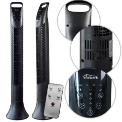 TroniTechnik Turmventilator Standventilator Lüfter TUV03 94,5cm, Inkl. Oszillation, Timer