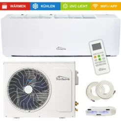 TroniTechnik Reykir Split Inverter Klimagerät Klimaanlage UV-C, Inkl. Heizfunktion -BRB-Lagertechnik Geschäft 8600355400 4607 prod 003