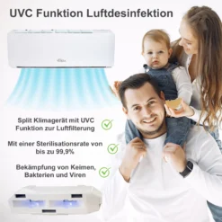 TroniTechnik Reykir Split Inverter Klimagerät Klimaanlage, Mit Heizfunktion -BRB-Lagertechnik Geschäft 8600355400 4608 prod 005