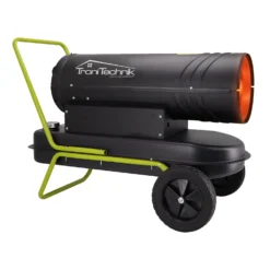 TroniTechnik TT-HK-242 Heizkanone Dieselkanone Heizlüfter 20kW Mit Handgriff, Rohrrahmen Und Rädern