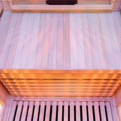 Dewello Infrarotkabine Infrarotsauna KINGSTON 90cm X 90cm Inkl. Vollspektrumstrahler, Bodenstrahler -BRB-Lagertechnik Geschäft 8600355400 5588 prod 006