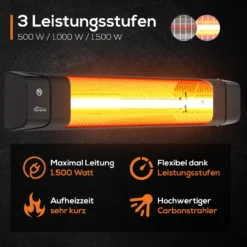 TroniTechnik Wandheizstrahler Terrassenheizer Wärmestrahler TT-TH-2010 / 2011 -BRB-Lagertechnik Geschäft 8600355400 5622 prod 004